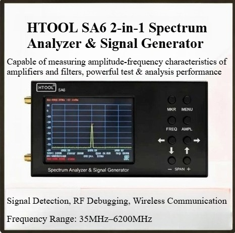 Handspektrumanalysator 35MHz-6 – Signal Generator Spectrum Analyzer Bewertung und Preis